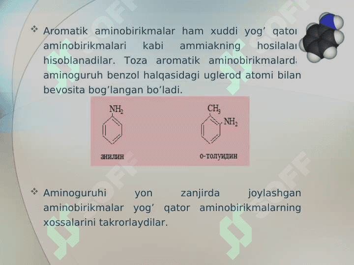 AROMATIK AMINOBIRIKMALAR. 2