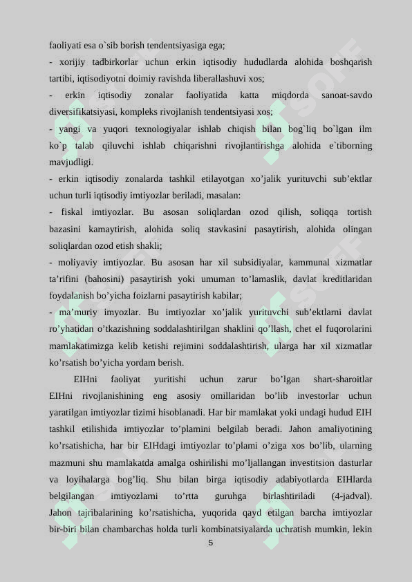 Oʻzbekiston respublikasida erkin iqtisodi hudud 5
