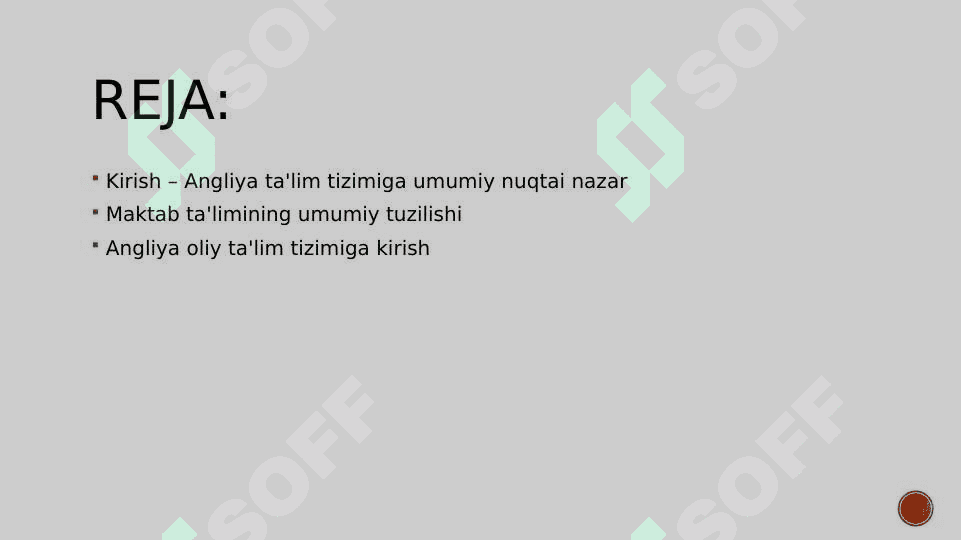 Angliyada Maktab Ta'limi va Oliy Ta'lim Tizimi 2