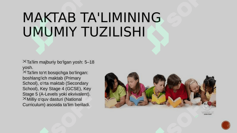 Angliyada Maktab Ta'limi va Oliy Ta'lim Tizimi 4