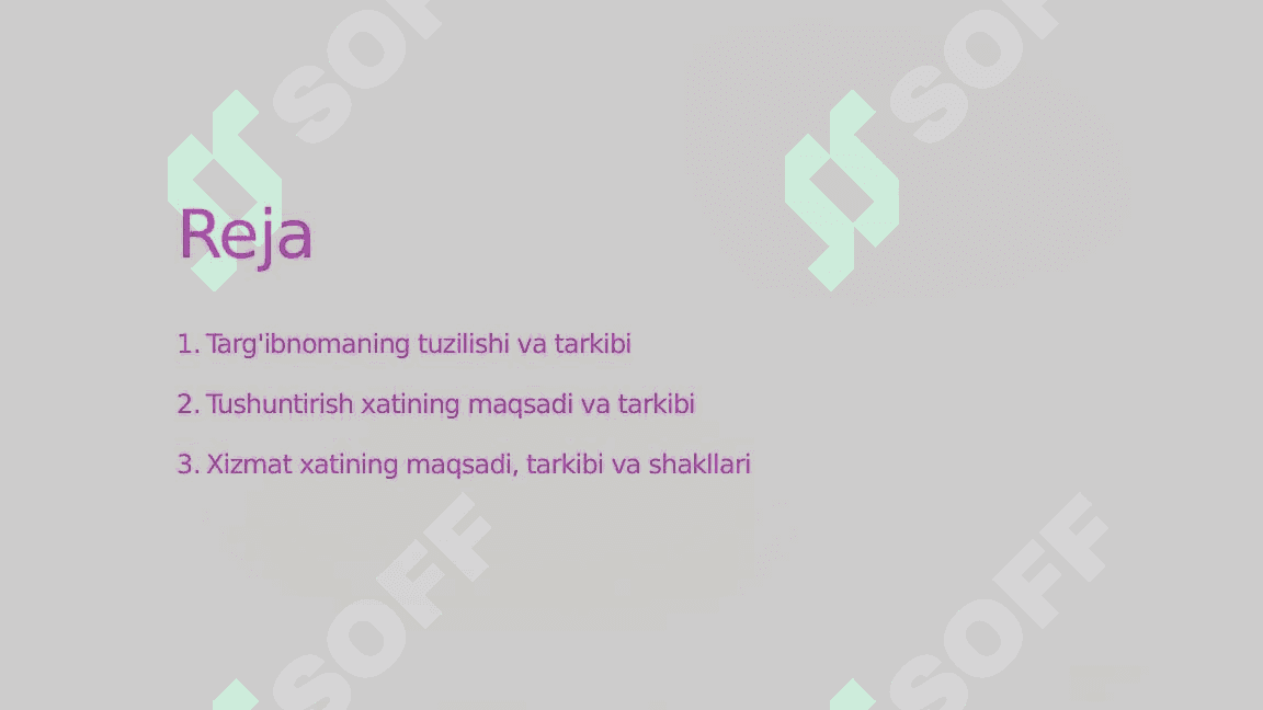 Ariza va tarjimayi holning zaruriy qismlari va yozish namunalari.Tushuntirish xati, bildirishnoma, xizmat xatining yozilish tartibi va namunasi_2 2