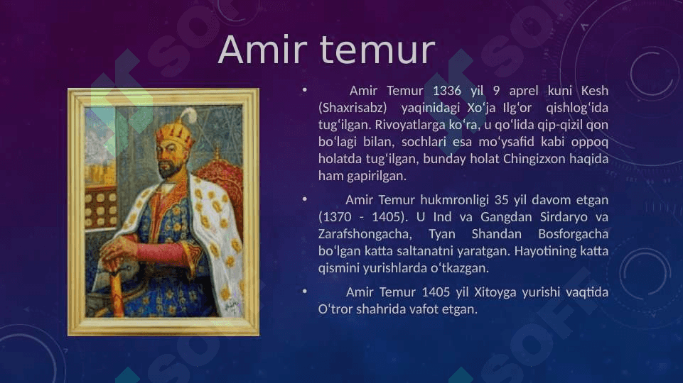 Temuriylar davlatchiligida soliq tizimi 2