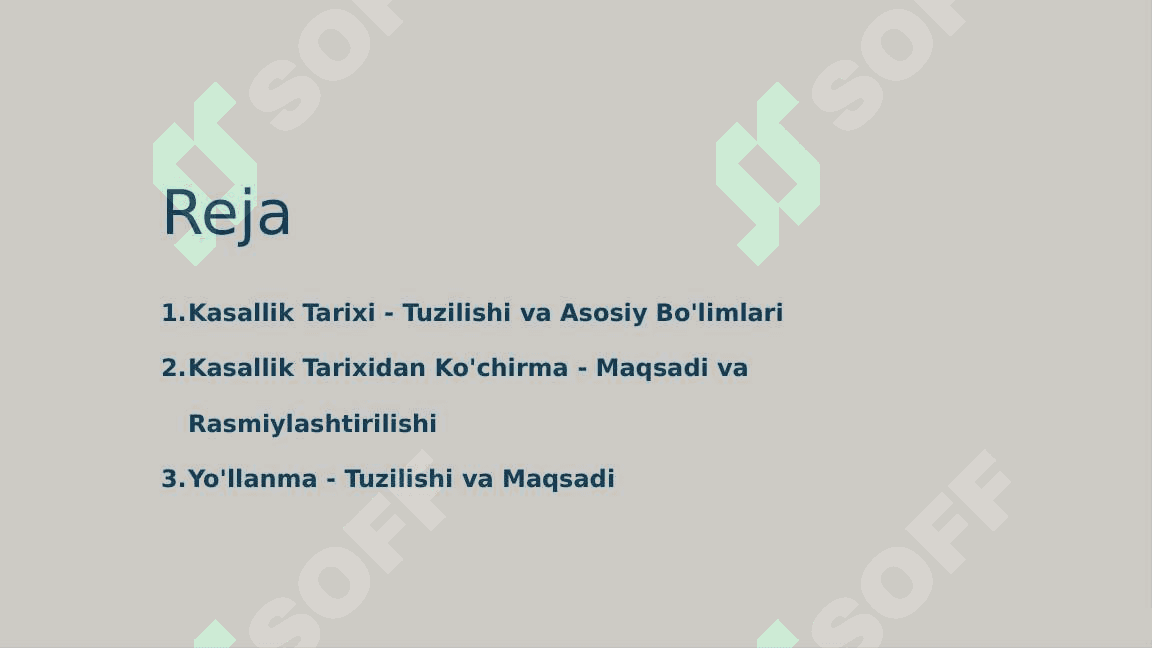 Tibbiy hujjatlar va atamalar 2