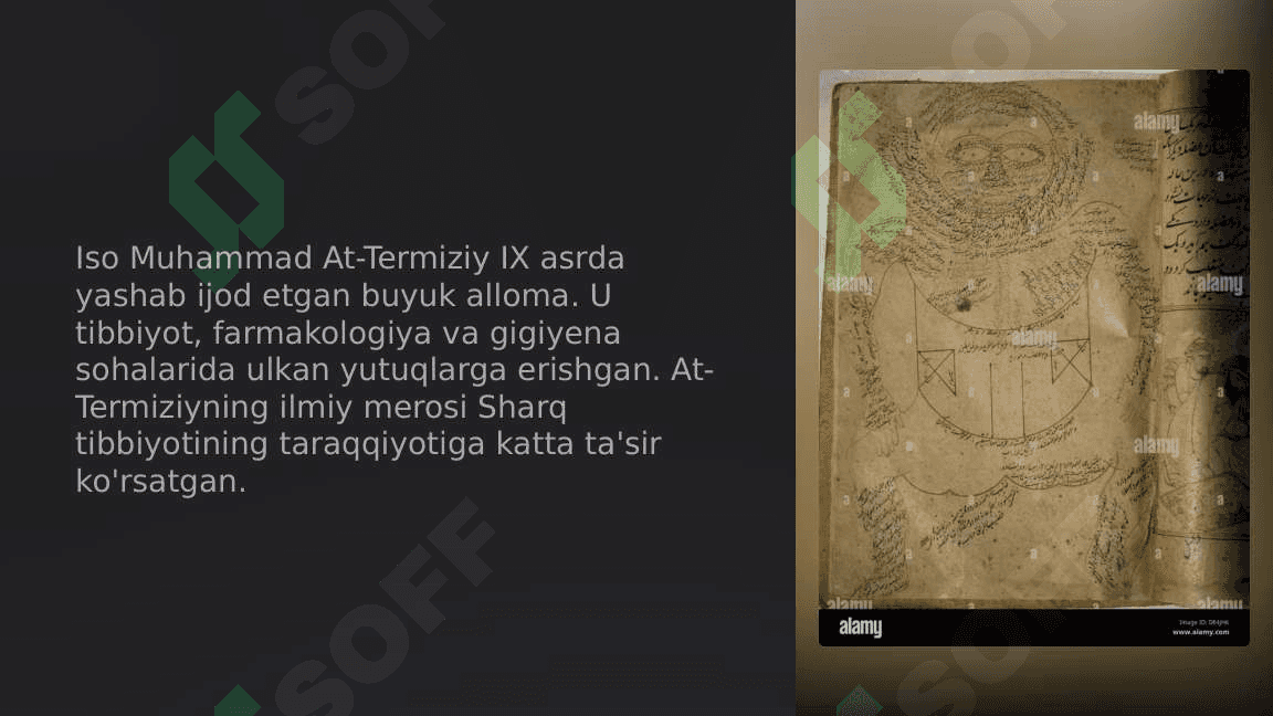 Iso Muhammad At-Termiziy ijodi.Sharqning buyuk allomalari tibbiyot haqida_1 3