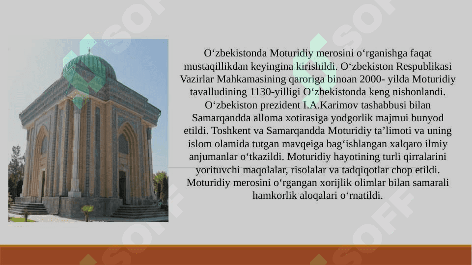 Imom Moturidiy hayoti va ilmiy faoliyati 3