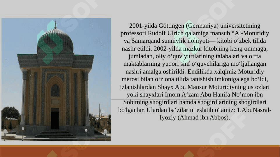 Imom Moturidiy hayoti va ilmiy faoliyati 4