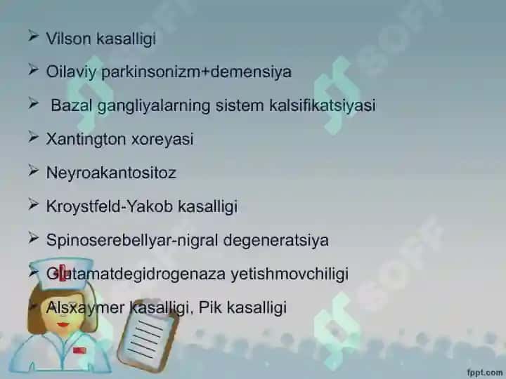 Parkinson kasalligini davolashda ishlatiladigan dori vositalari 6