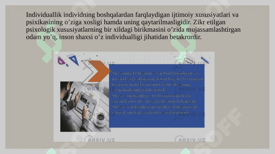 Shaxsni o’rganish metodlari 6