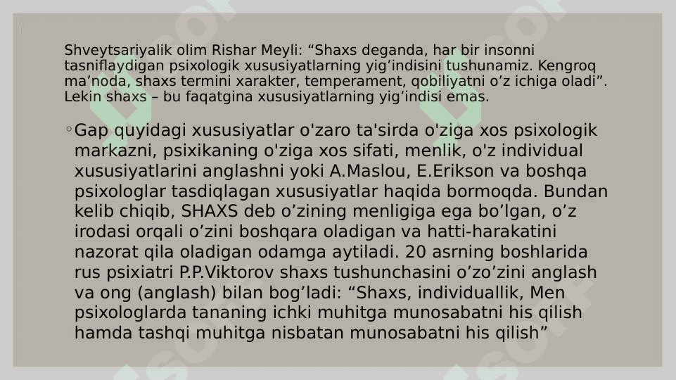 Shaxsni o’rganish metodlari 8
