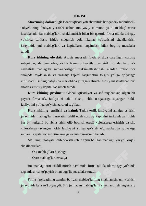 XUSUSIY KAPITAL VA UNING SAMARADORLIGINING TAHLILI 2