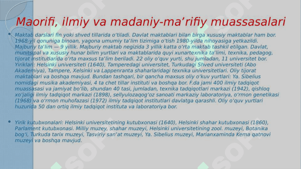 Finlandiya  davlati  iqtisodiyoti  pptx 7
