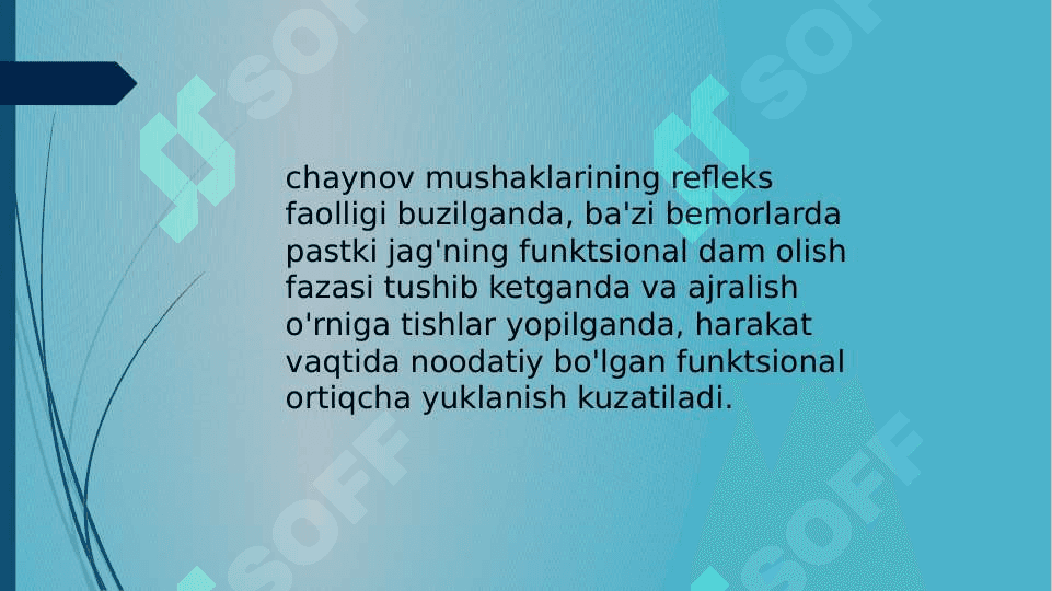 Paradont to'qimasining travmatik zo'riqishi 6