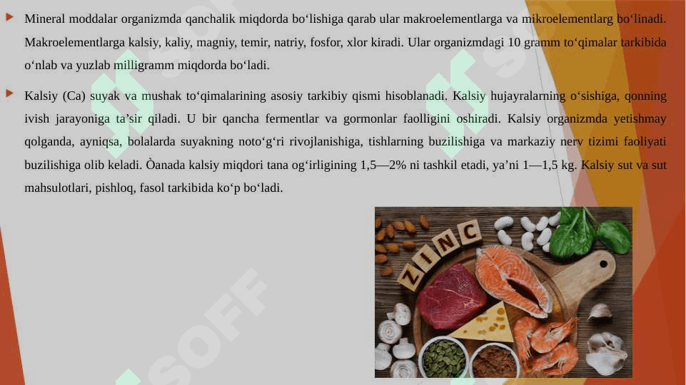 Ozuqa tarkibidagi mineral moddalarni aniqlash 5