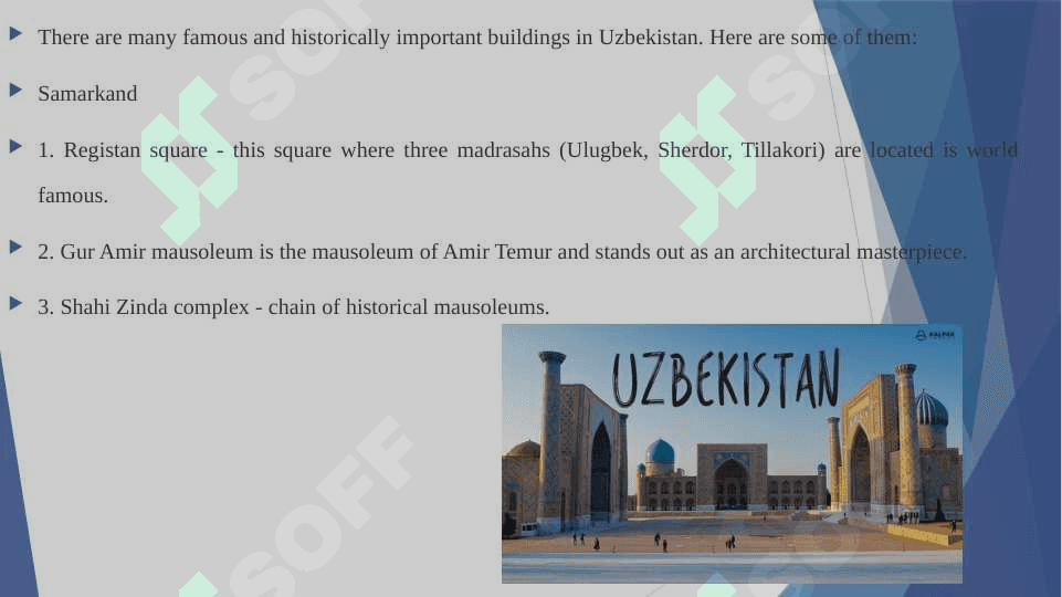 Popular places in Uzbekistan 3
