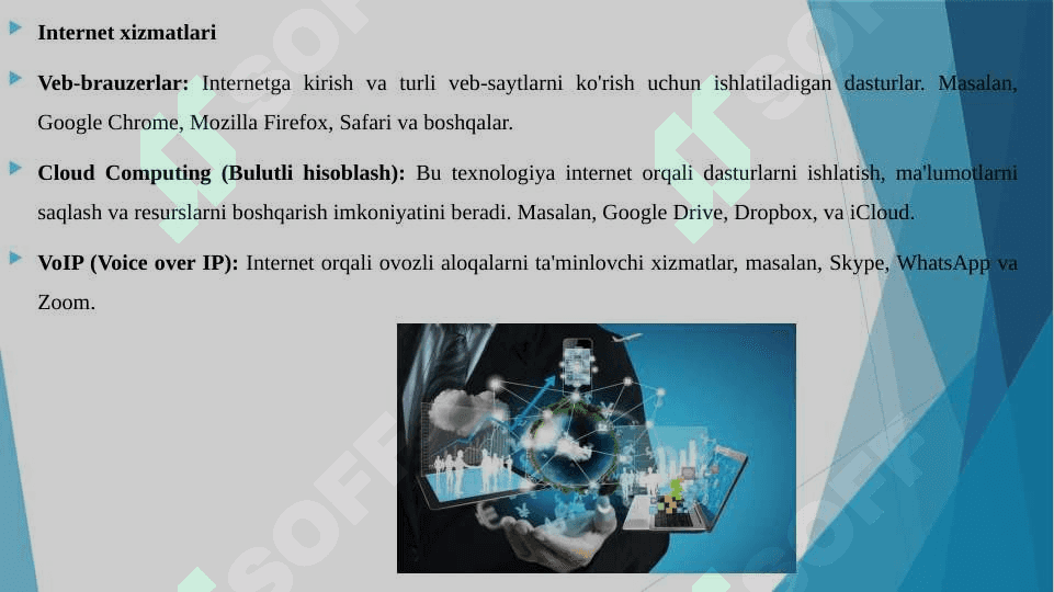 Tarmoq texnologiyalari va internet xizmatlari 4