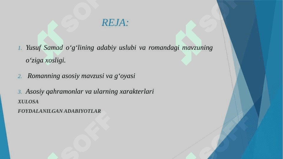 Yusuf Samad o'g'lining "Qatl kuni" romani tahlili 2