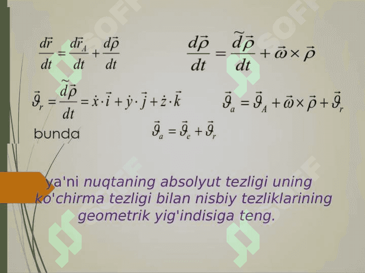 Nuqtaning murakkab harakati 8