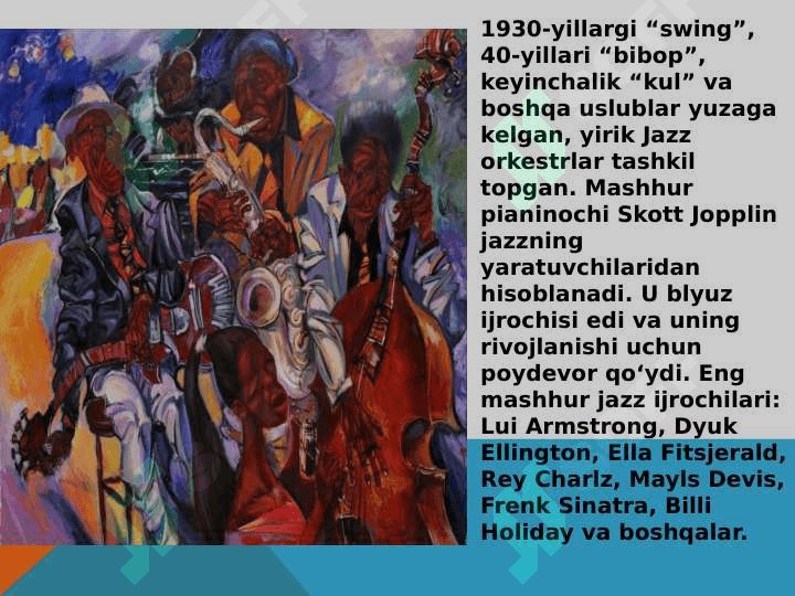 JAZZ VA ROK MUSIQASI 5