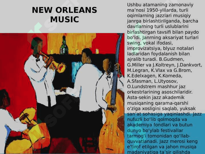 JAZZ VA ROK MUSIQASI 8