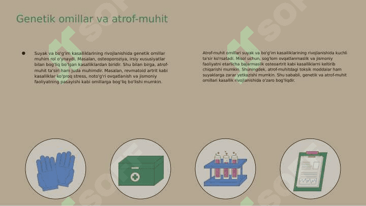 Suyak va bo’g’imlarning tizimli kasalliklari 4