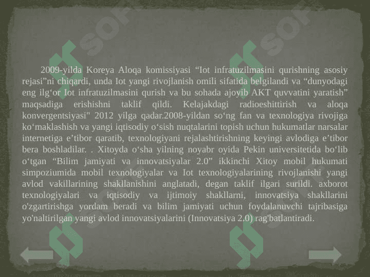 IOT TEXNOLOGIYASINI RIVOJLANTIRISH XUSUSIYATLARI 4