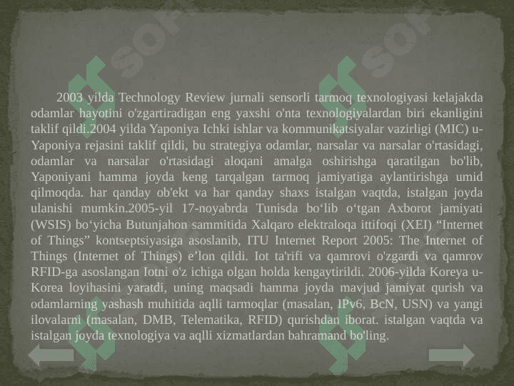 IOT TEXNOLOGIYASINI RIVOJLANTIRISH XUSUSIYATLARI 5