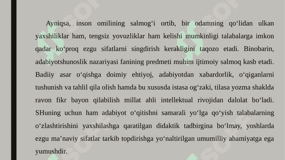 BADIIY ASAR TAHLILIDA PEDAGOGIK TEXNALOGIYADAN FOYDALANISH 6