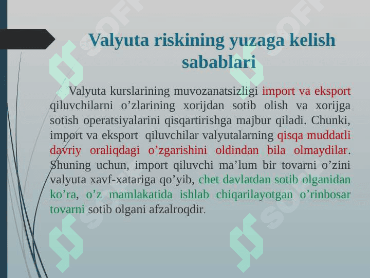 VALUTA RISKI 3