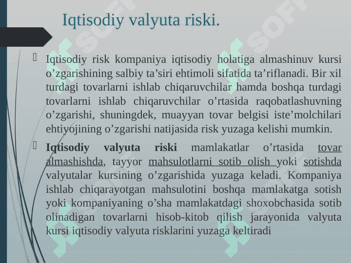 VALUTA RISKI 8