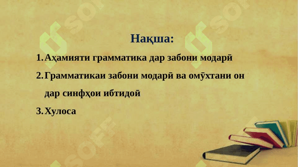 Аҳамияти грамматика алоқаи он бо имло ва инкишофи нутқ 2
