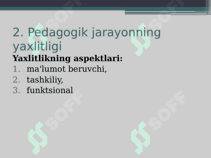 YAXLIT PEDAGOGIK JARAYON 8