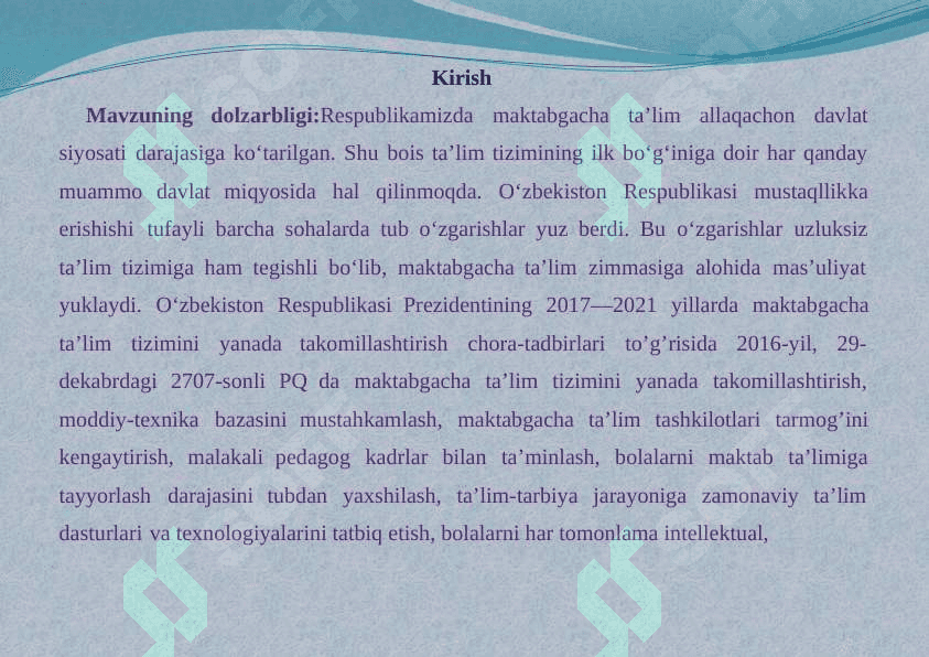 TEVARAK-ATROF BILAN TANISHTIRISH VA NUTQ O’STIRISH 2