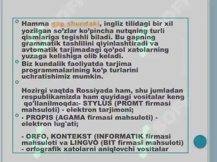 Tarjimon dasturlari 4