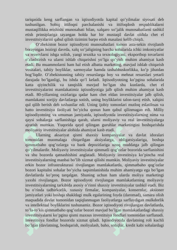 Investitsiyalar marketingi 3