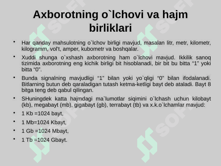 Axborotni saqlash, saralash va qidirish texnologiyasi. Tibbiyot axborot tizimlari. MS Access dasturiy ta’minotidan foydalanish 4