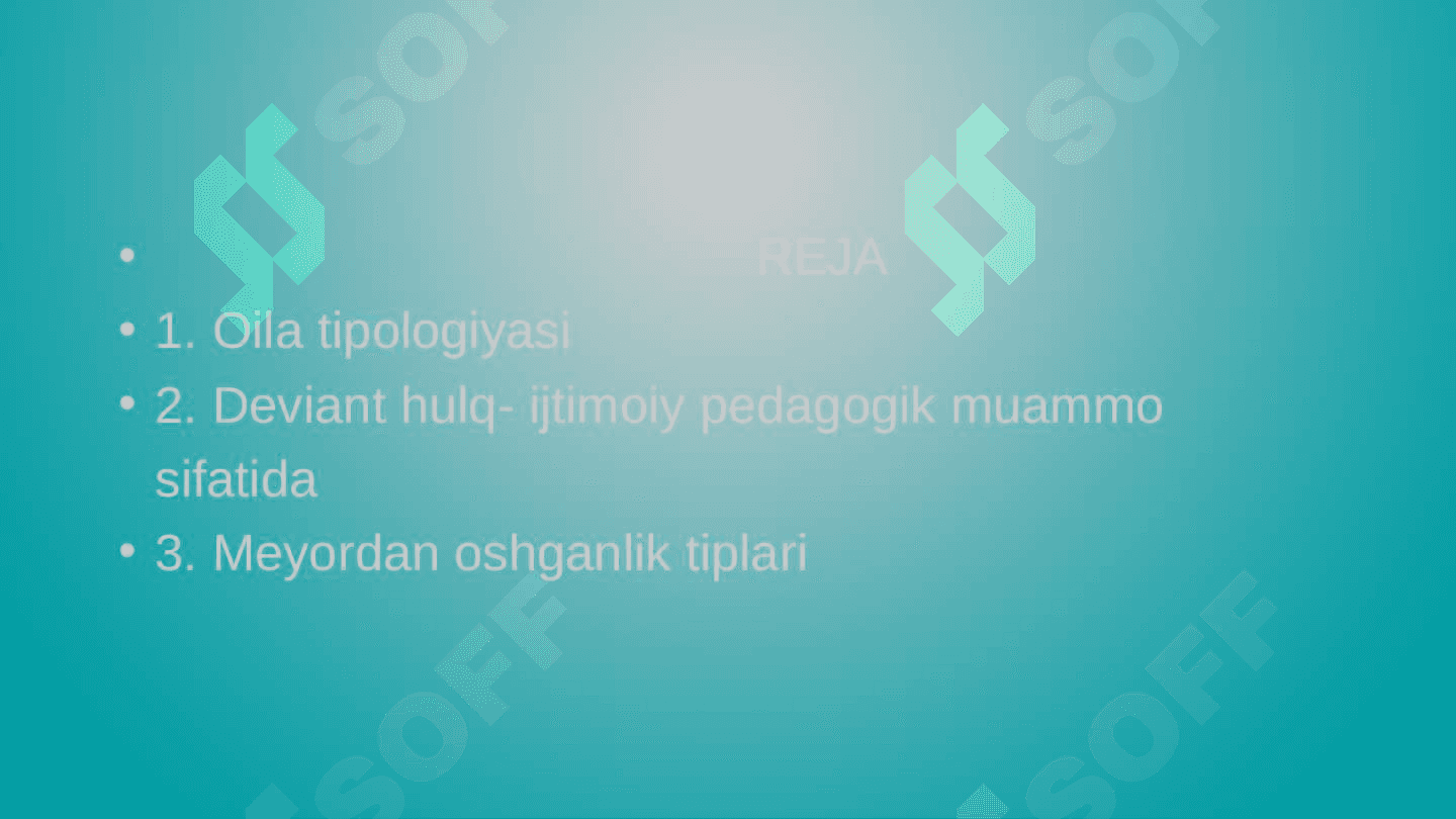 Oila va bolalar, ota onasiz qolgan bolalar bilan ijtimoiy pedagogik faoliyat deviatsiya  ijtimoiy pedogogik muammo sifatida jinoyatchilik hulqi vujudga kelish shakli 2