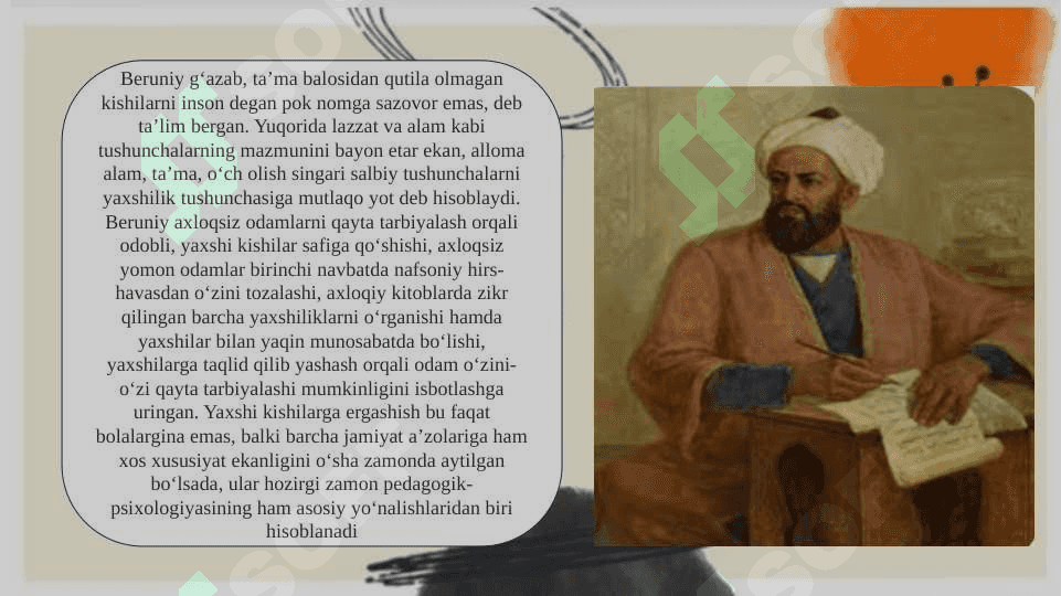 Sharq mutafakkirlarining ijtimoiy me'yorlar va xulq-atvor haqidagi qarashlari 7