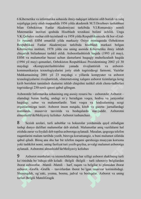 KASBIY FAOLIYATDA ZAMONAVIY AXBOROT￾KOMMUNIKATSIYA TEXNALOGIYALARDAN FOYDALANISH 4