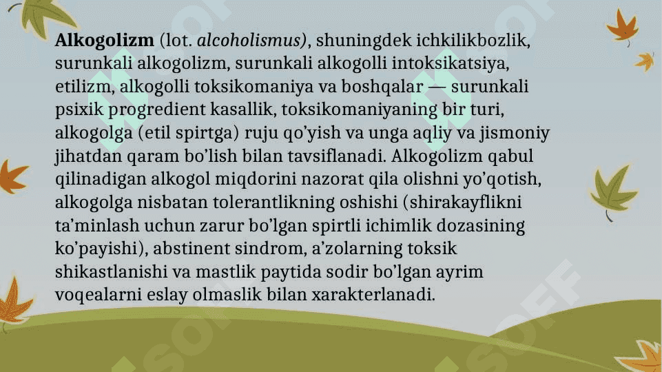 alkogolizm va uning bosqichlari 2