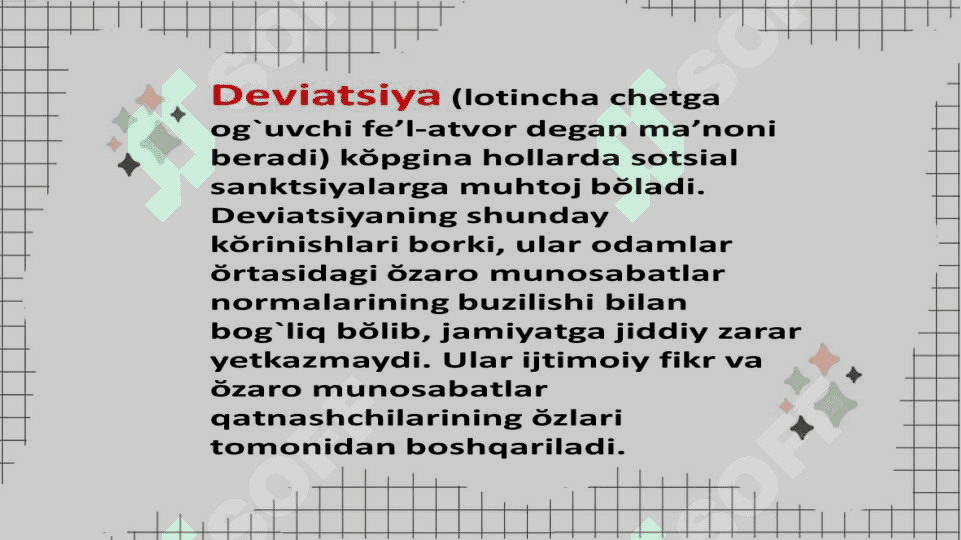 deviatsiyalarninmg namoyon bo`lish darajalari.pptx 2