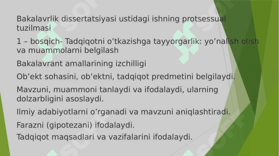 Bakalavr  dissertatsiyasi mavzusining tanlanishi va ifodalanishi 4