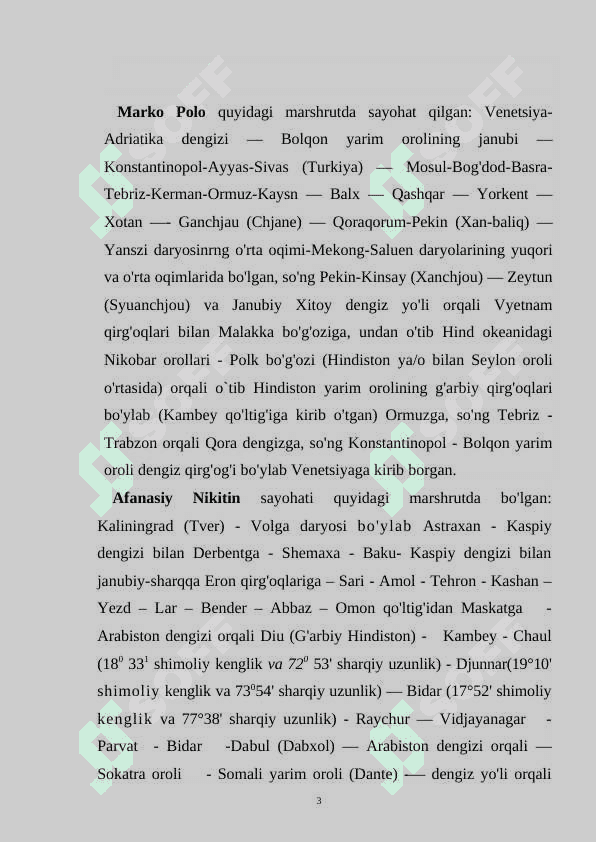 Geografiyaning rivojlanish bosqichlari 3