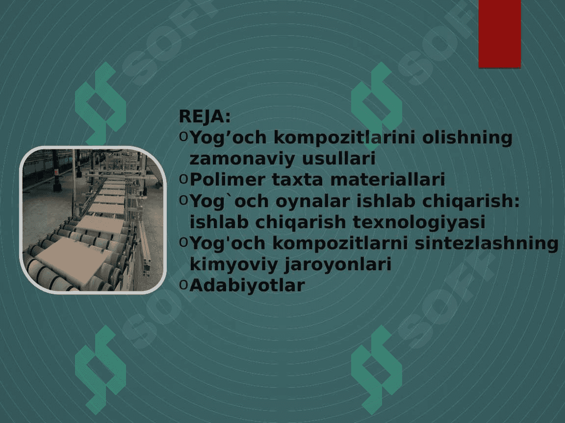Polimer Yog'och Kompozit Materiallar Ishlab Chiqarish 2