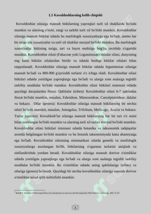 Kovuldoshlar(Capparaceac) 4