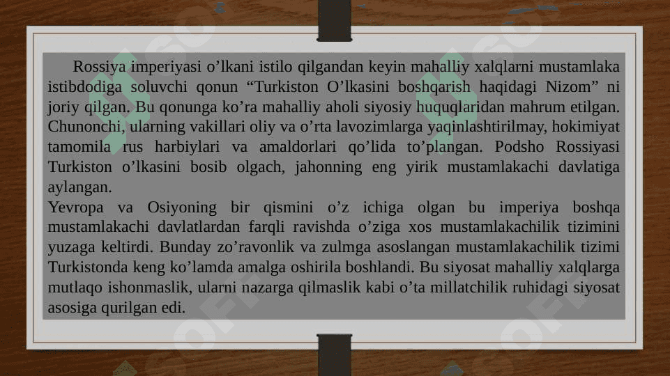 Zarafshon okrugi va Amudaryo bo’limlari faoliyati 2