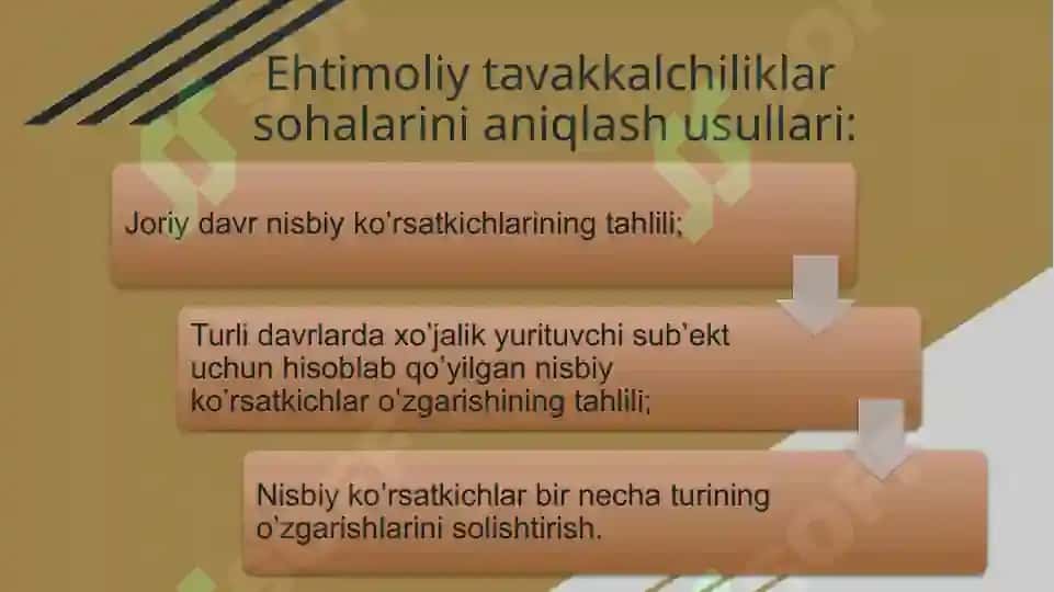 Tahliliy amallar (auditda tahliliy amallar) 8