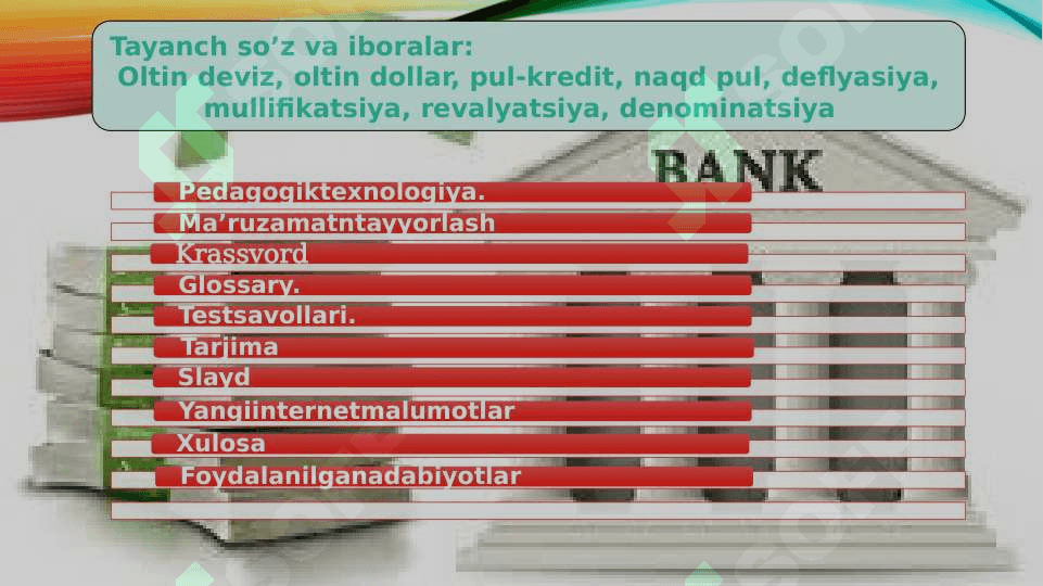 Tijorat banklarining operatsiyalari 3