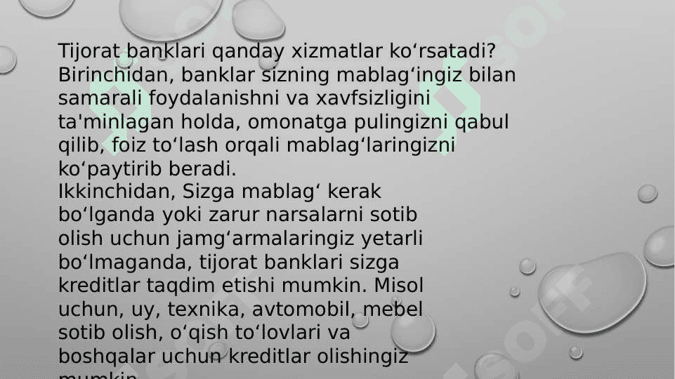 Tijorat banklarining operatsiyalari 6