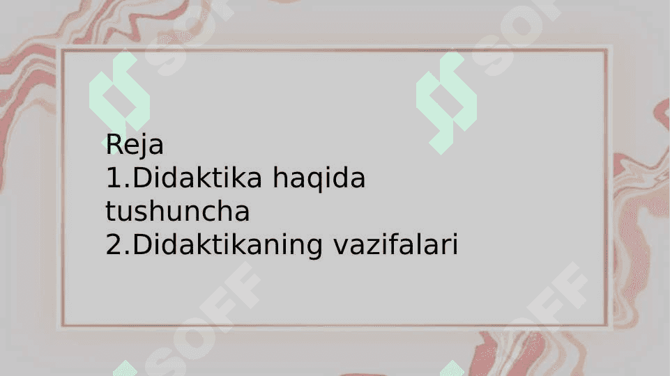 Boshlangʻich taʼlim didaktikasining  mazmuni va mohiyati 2