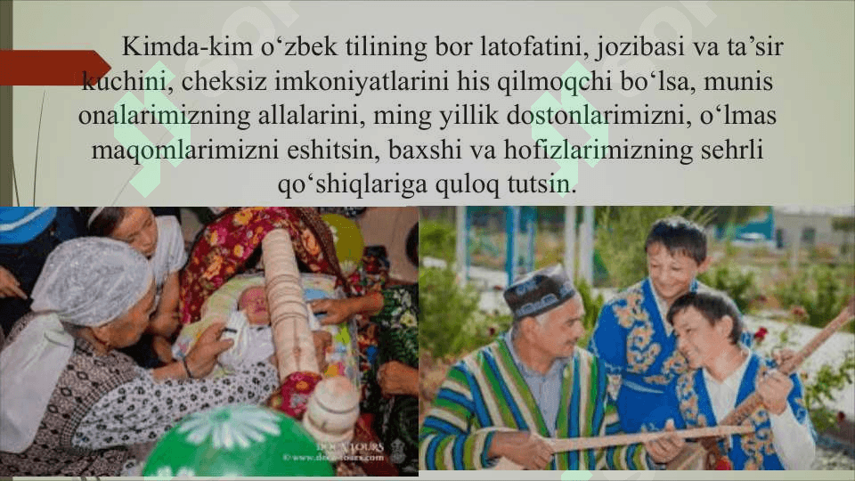 Ona tilim–millat tayanchi 3